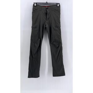WRANGLER Men's Charcoal Gray Outdoor Zip Cargo Pants SZ 29X30